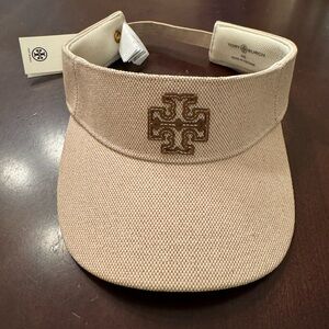 Tory BurchTwo-Tone Canvas Visor